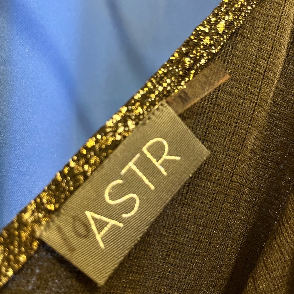ASTR Black Metallic Mini Dress - Picture 4 of 4
